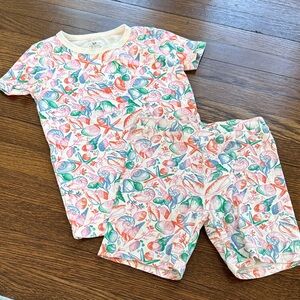 Crewcuts Seashell Kids Pajama Shorts Set